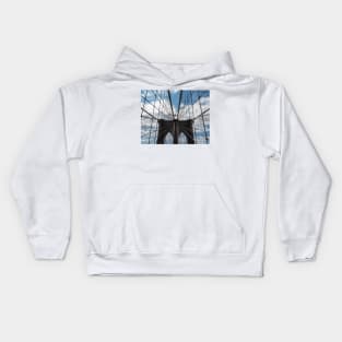 The iconic Brooklyn Bridge! Kids Hoodie